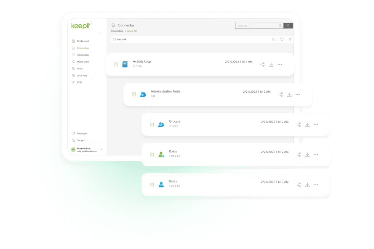 Keepit Backup Microsoft Entra ID